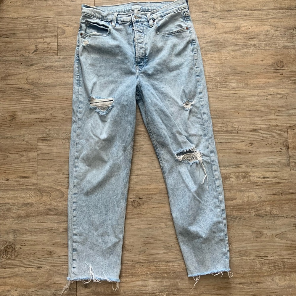 Old Navy Light Blue High Rise Women Jeans
